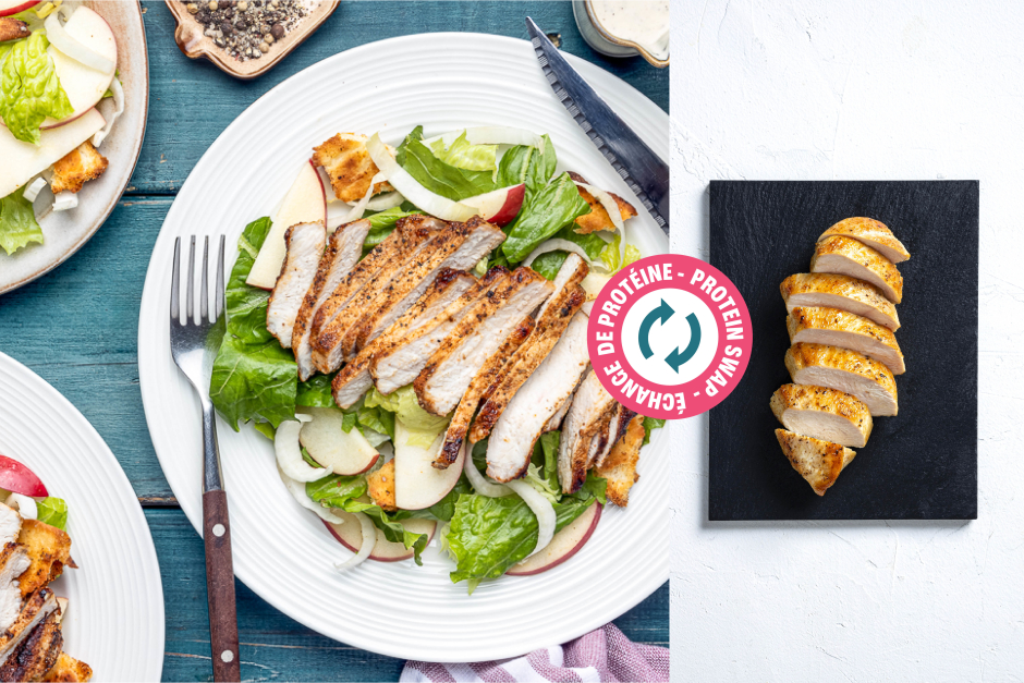 Protein Swap | Caesar-Dressed Smoky Chicken Salad