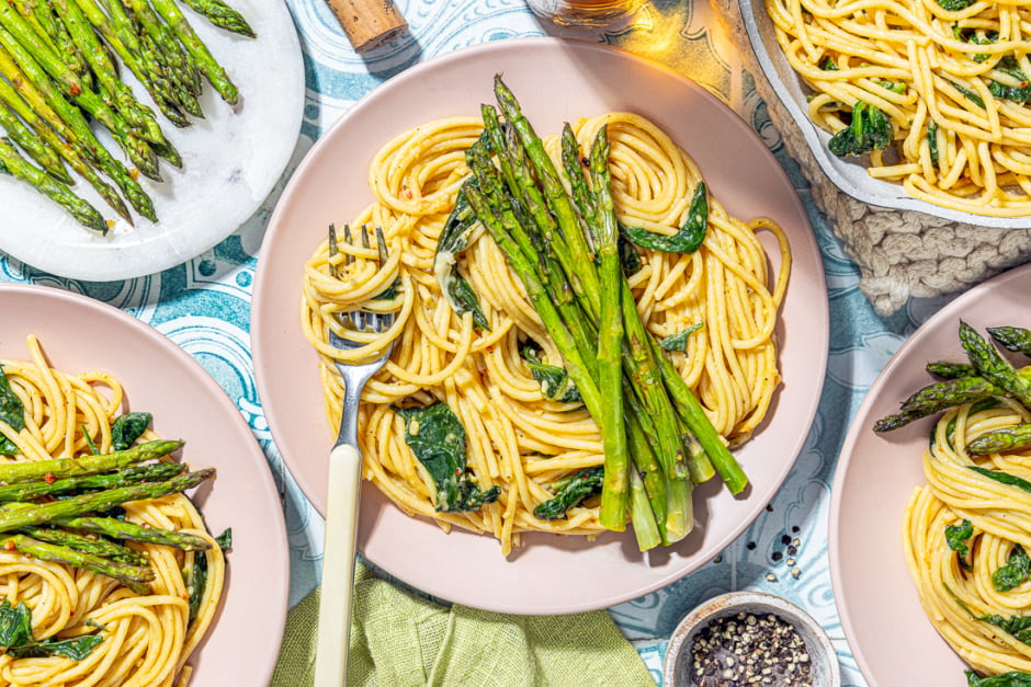 Roasted Garlic Spaghetti Alfredo