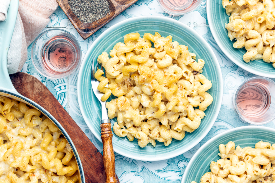 Mac and cheese aux choux-fleurs