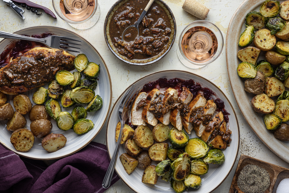 Mustardy Maple-Pecan Chicken