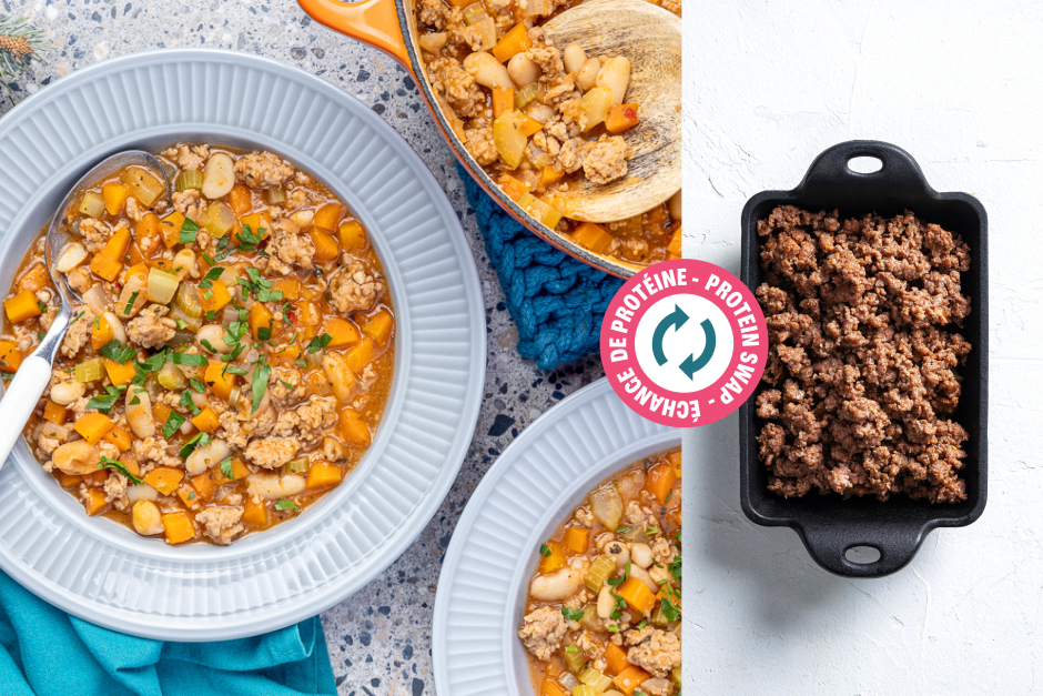 Protein Swap | Beef & White Bean Stew