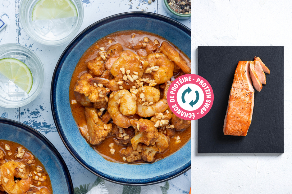 Protein Swap | Salmon & Cauliflower Maafe