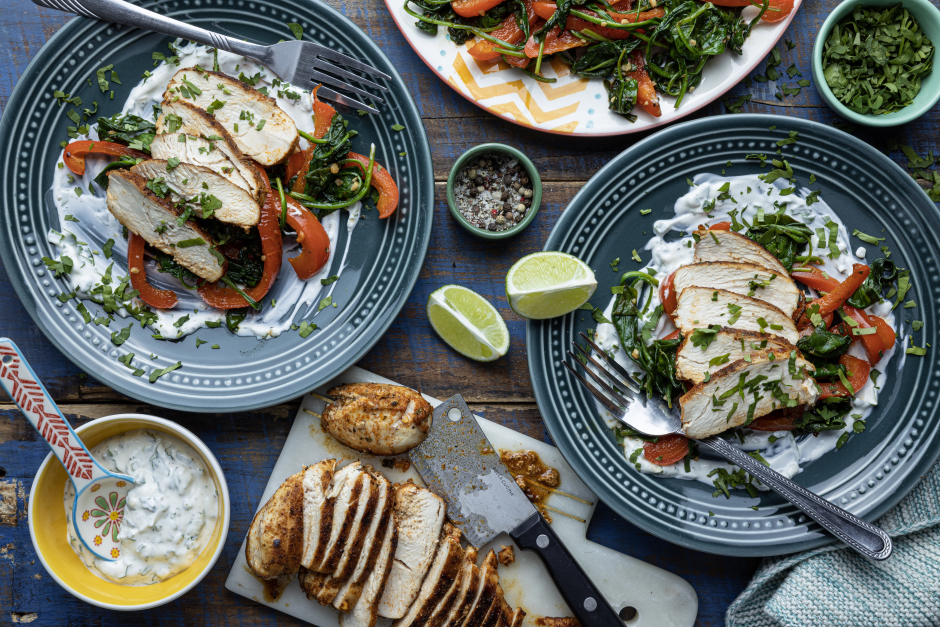 Calorie-Wise: Peruvian-Style Chicken & Hot Ají Verde Sauce