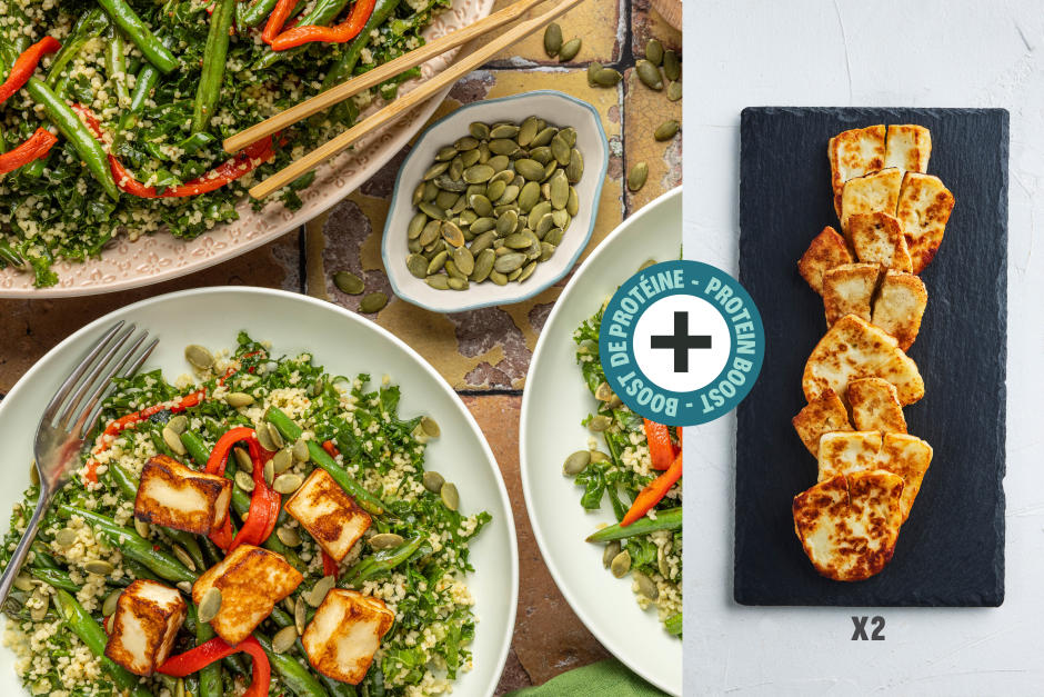 Protein Boost | Carb-Wise: Honey-Dijon Double Halloumi Salad