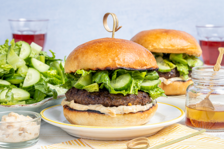 Spicy Beef Burgers a la Brasa