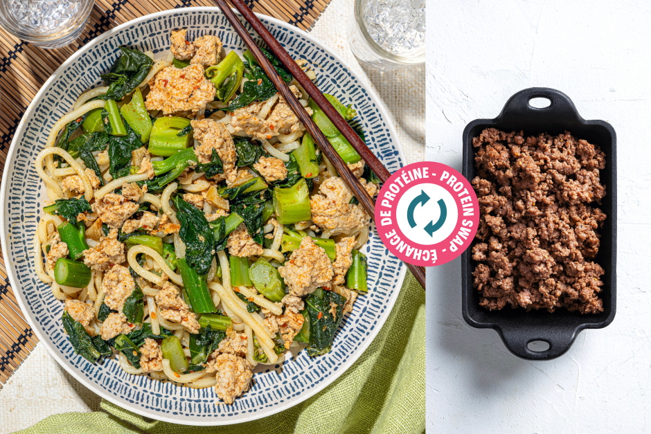 Protein Swap | Umami Bomb Beef Noodle Bowls