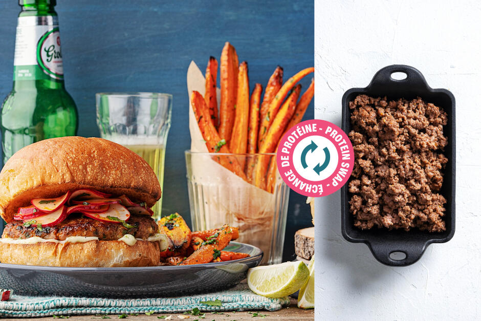 Protein Swap | Thai Beef Burgers