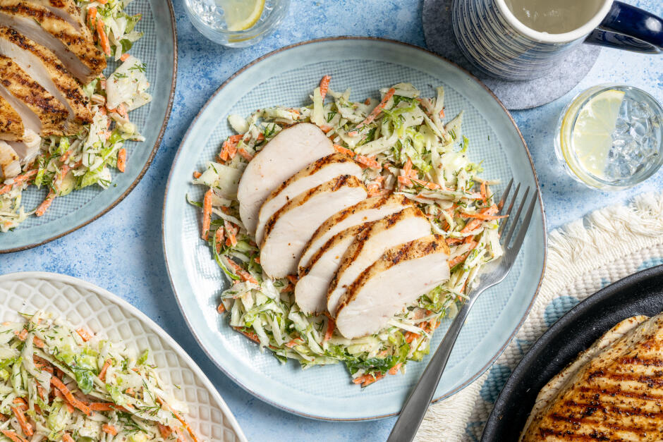 Lemony Grilled Chicken Breasts
