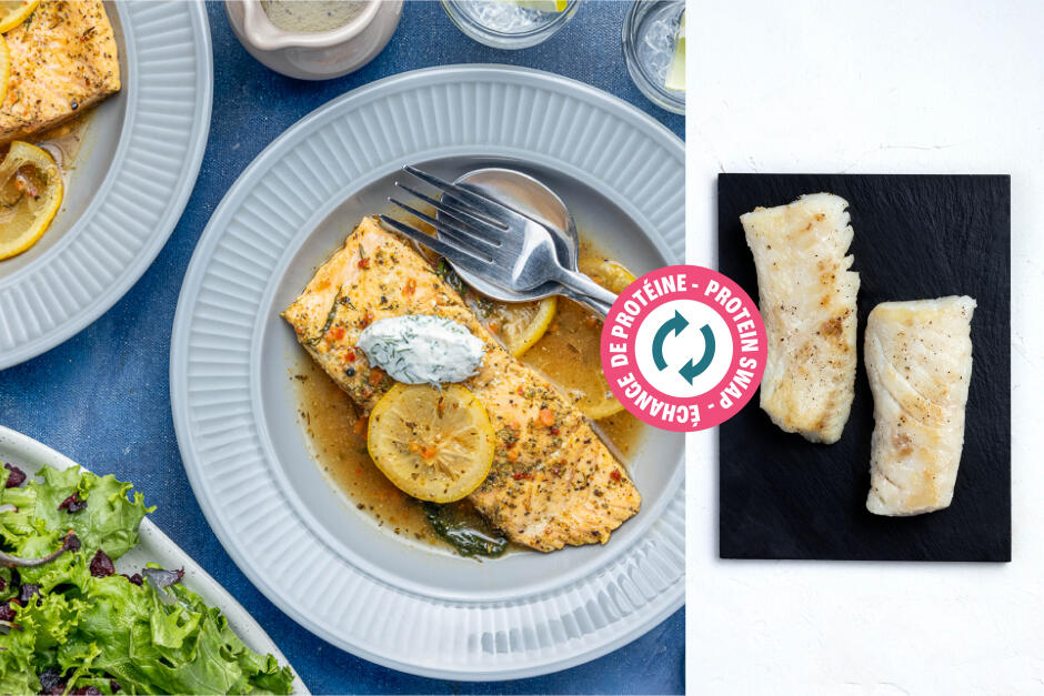 Protein Swap | Scandinavian Poached Cod