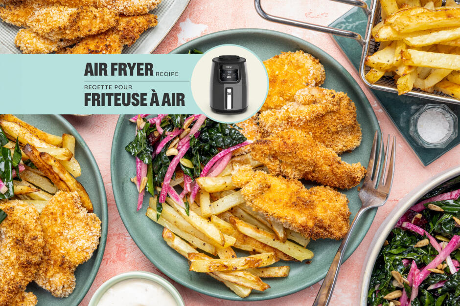 Poulet frit croustillant et trempette
