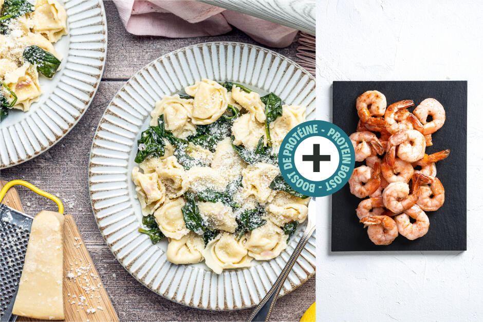 Protein Boost | Tortellini Al Limone with Shrimp