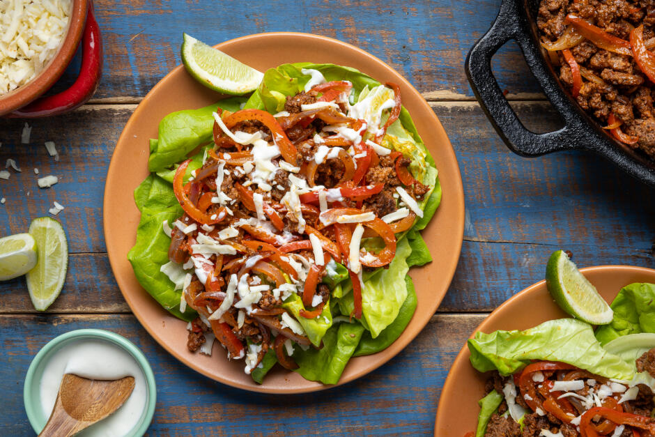 Beef Lettuce Cup Fajitas
