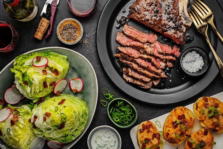 Seared Grass-Fed Rib Steak