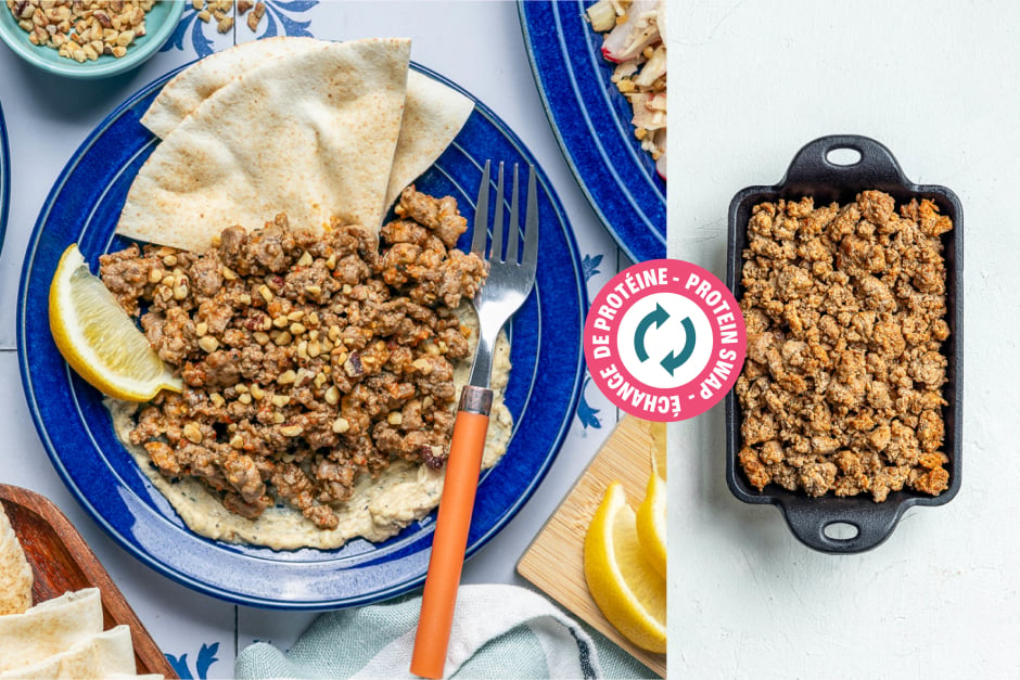 Protein Swap | Muhammara-Inspired Ground Chorizo Mezze