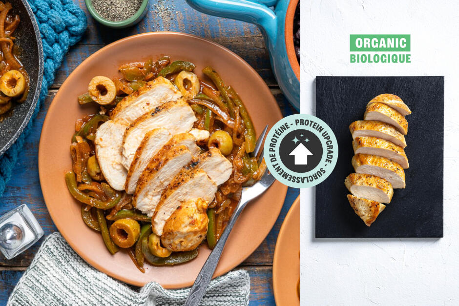 Surclassement de protéine | Fricassée de pollo cubano avec poulet BIO