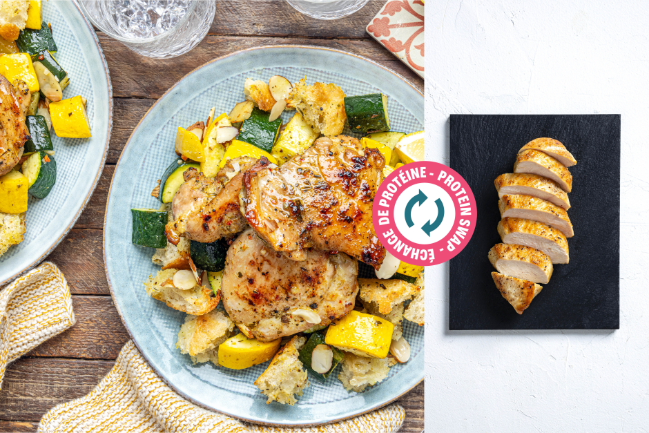 Protein Swap | Lemony French Chicken Traybake