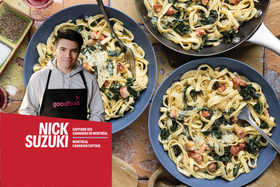 Nick’s Pick | Fast Pancetta Linguine Alfredo