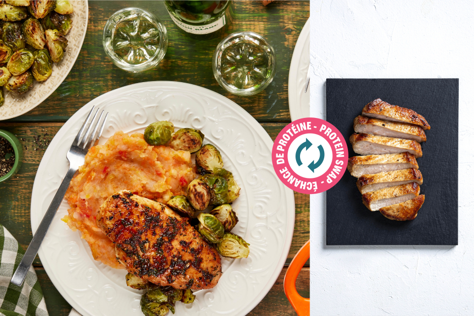 Protein Swap | Garlic-Thyme Pork Chops