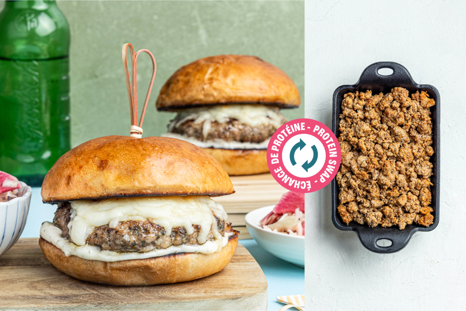 Protein Swap | Chorizo & Cheddar Smash Burgers