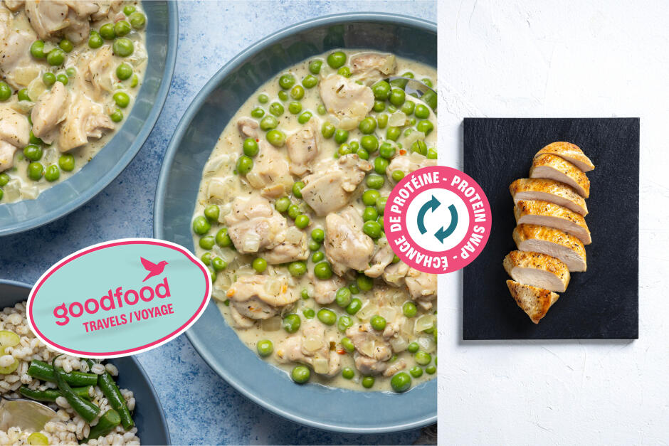 Échange de protéine | Goodfood voyage: Mijoté de poulet crémeux de la Scandinavie