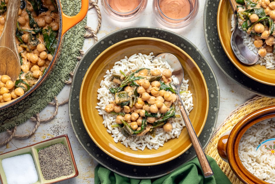 Spicy Brazilian-Inspired Coconut Chickpea Curry