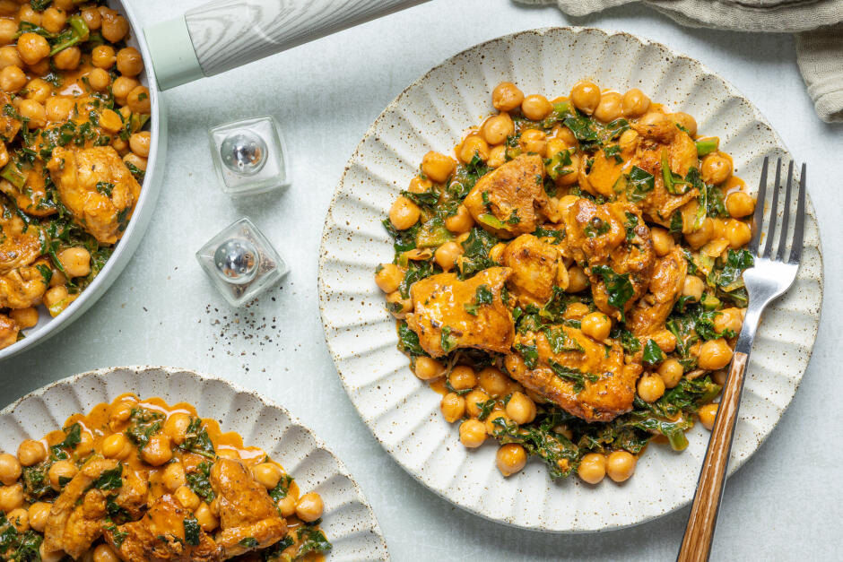 Chana masala au poulet express