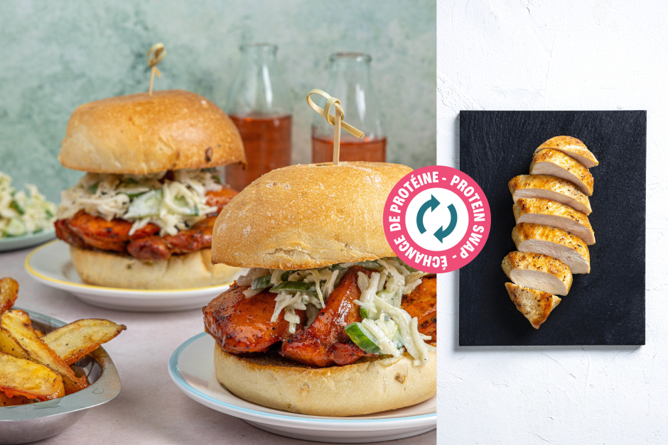 Protein Swap | One-Pan Spicy Tandoori Chicken Breast Burgers