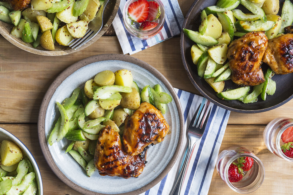 Poulet érable-BBQ