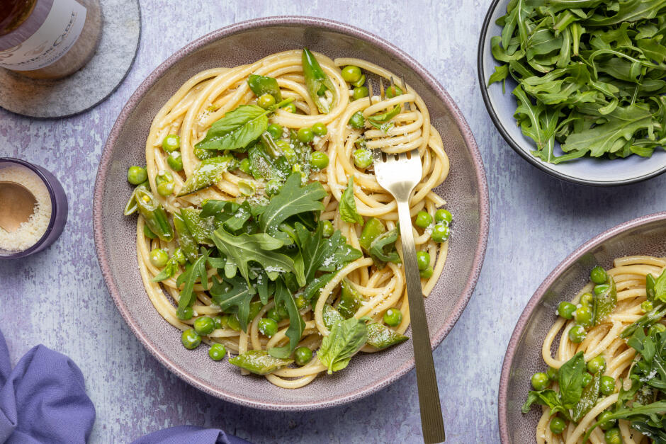 Lemony Pasta Primavera