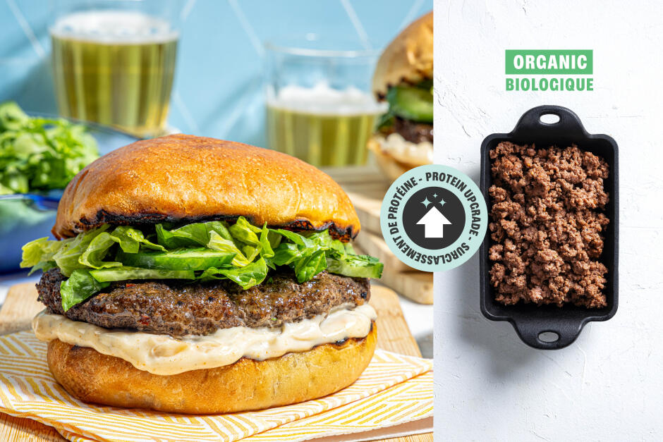 Protein Upgrade | ORGANIC Beef Burgers a la Brasa