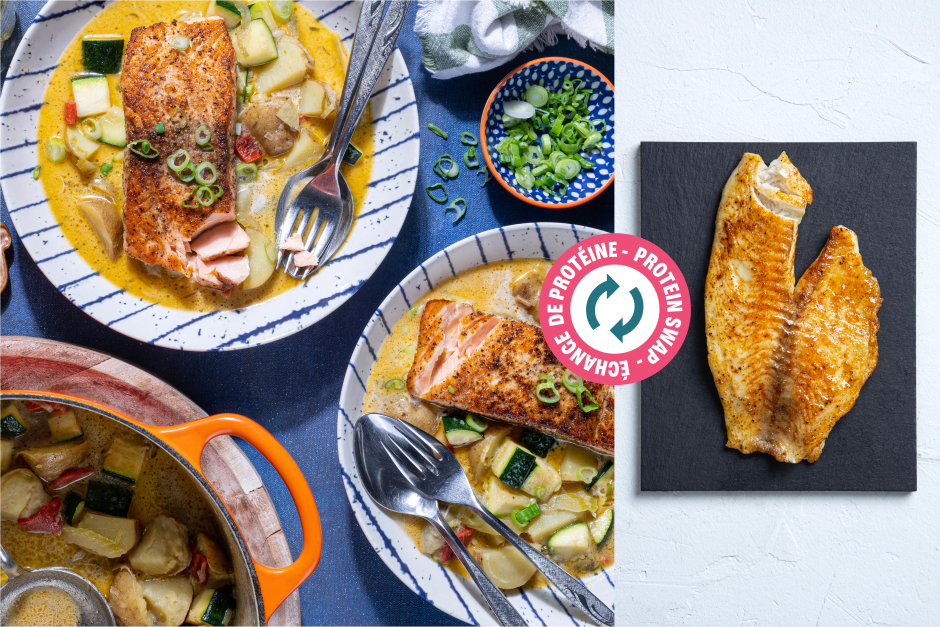 Échange de protéine | Chaudrée de tilapia