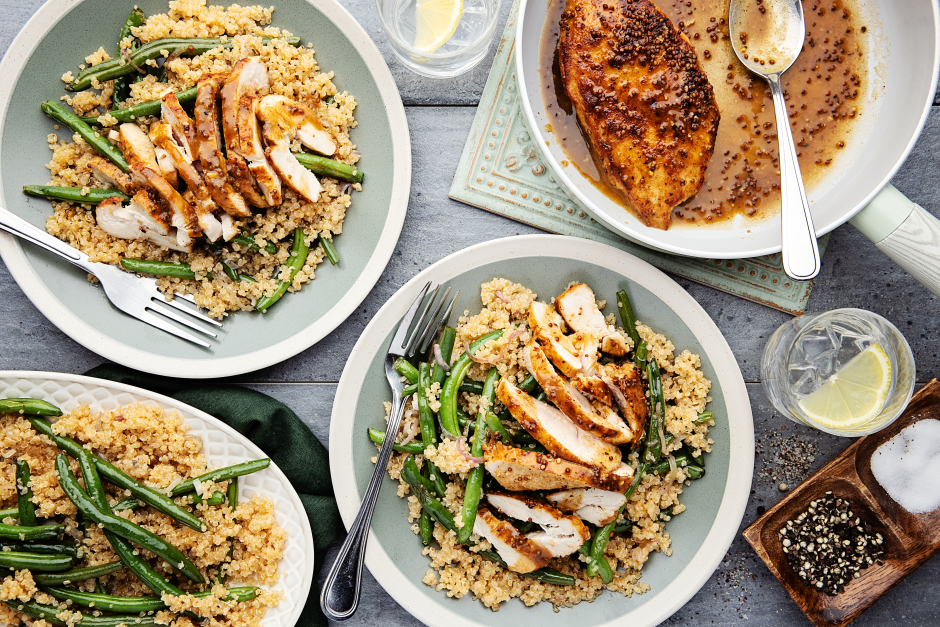 Bourbon-Mustard Chicken Breasts