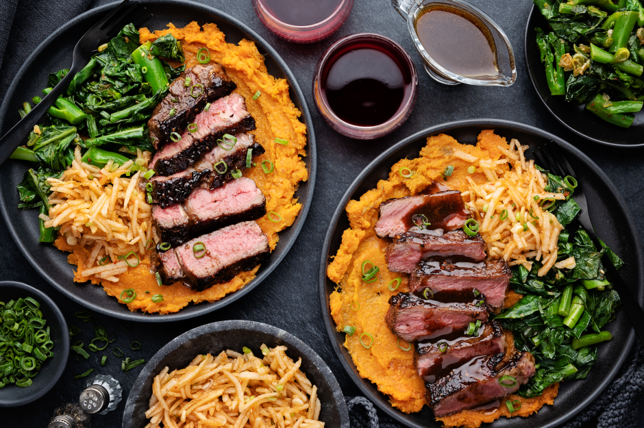 L’Artisan: Teriyaki-Glazed Strip Loin Steak for Two