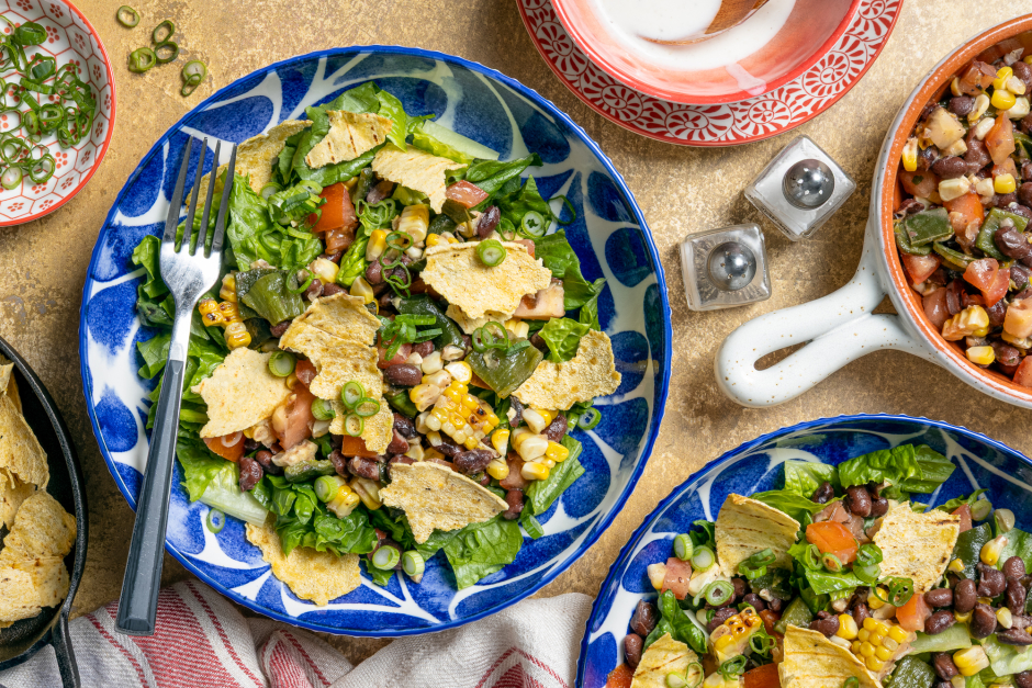 Vegetarian Burrito Chopped Salad