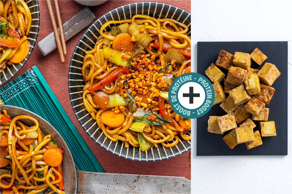 Protein Boost | Vegan Mee Goreng with Tofu & Fresh Ramen Noodles