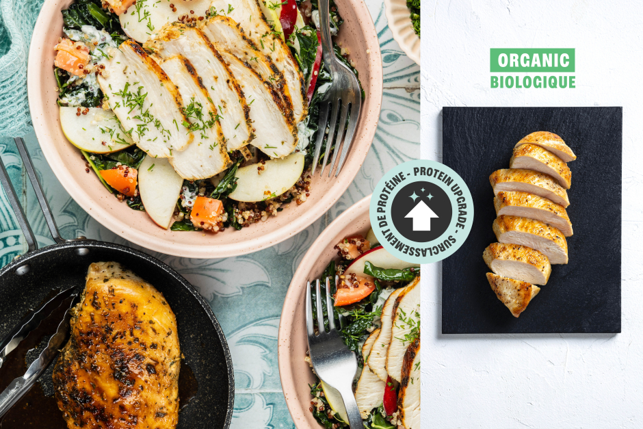 Protein Upgrade | Carb-Wise: Seared ORGANIC Chicken & Quinoa Ranch Bowls