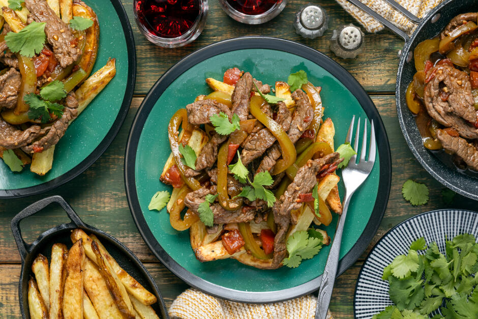Lomo Saltado Beef Strips