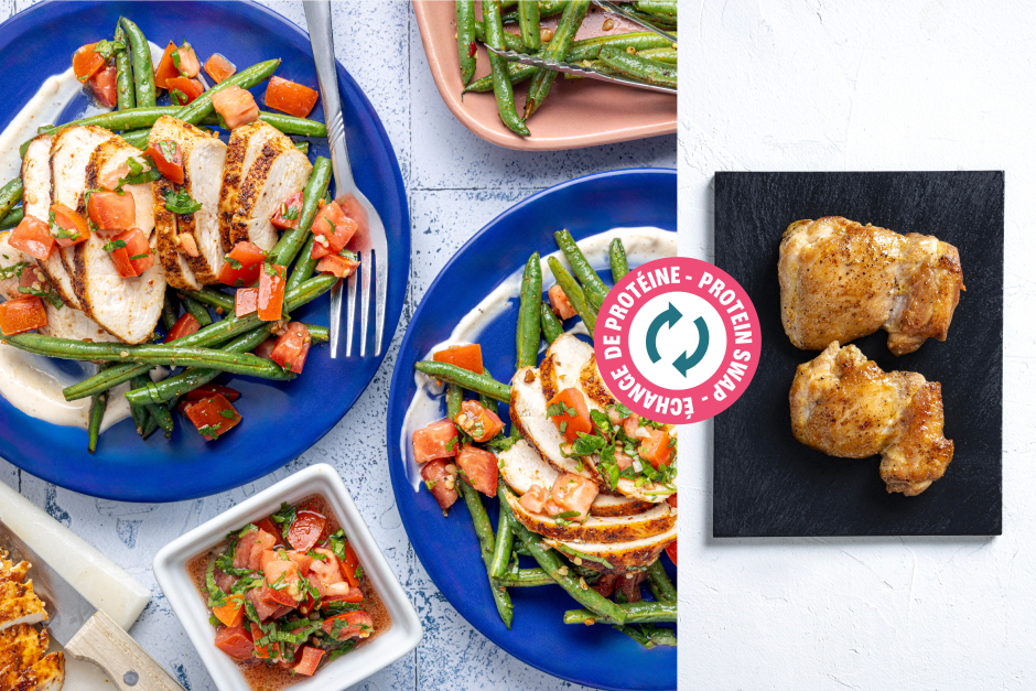 Protein Swap | Paleo: Seared Chicken Thighs with Mexican-Spiced Mayo
