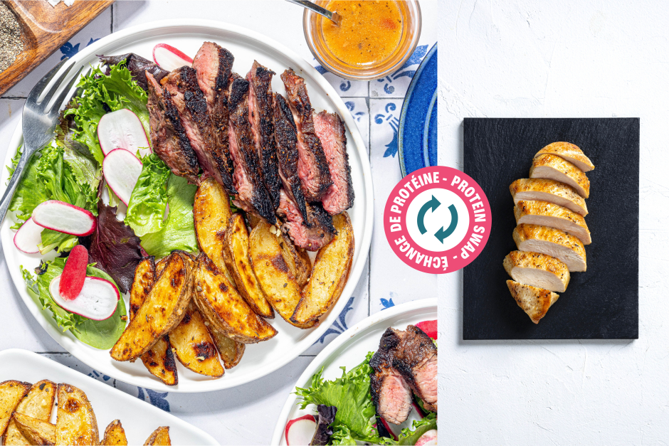 Protein Swap | Seared Chicken Breasts with Greek Lemon Potatoes