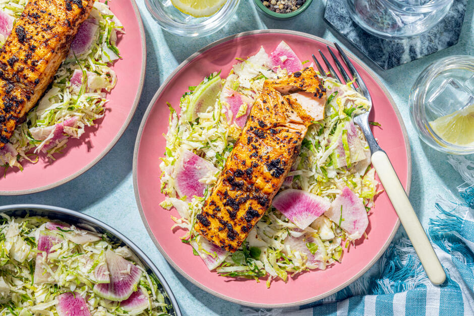 Saumon tandoori grillé