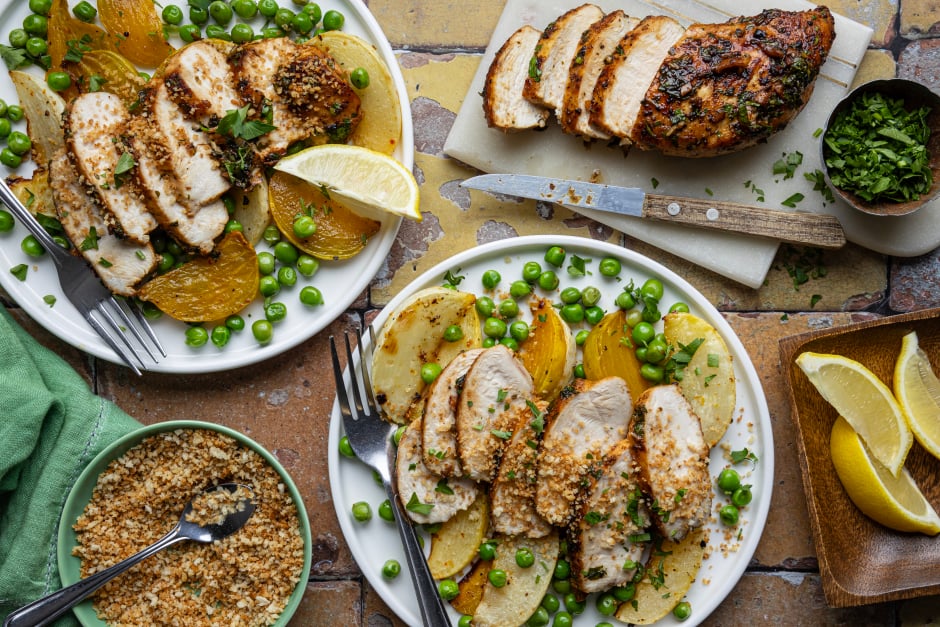 Sain + Sensé: Poulet à la Kyiv avec beurre ail-persil
