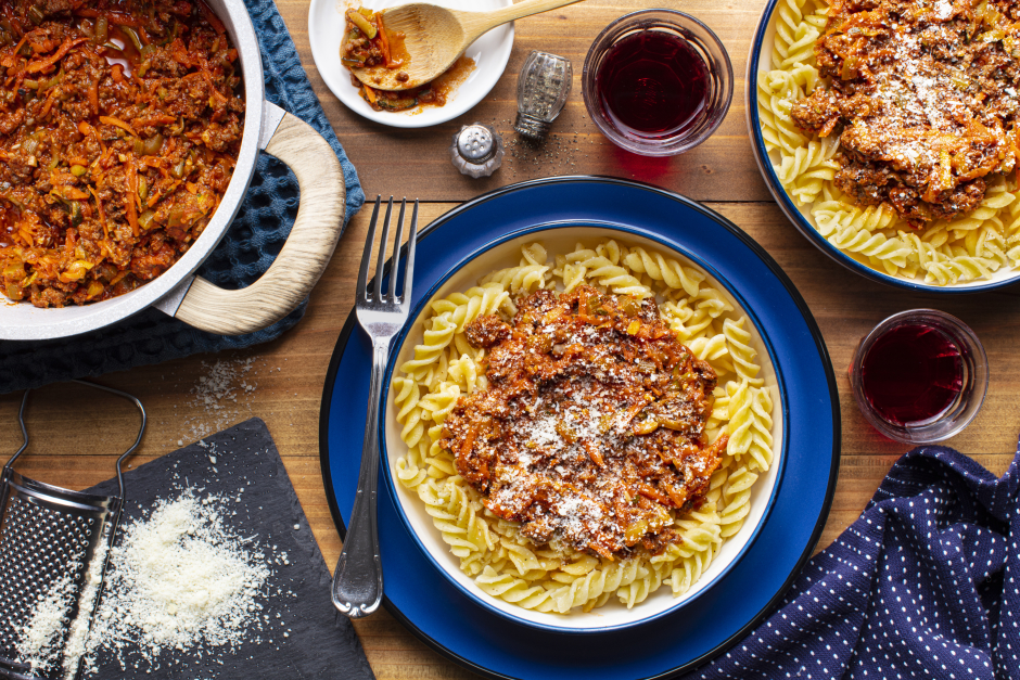 Sneaky Zucchini Beef Bolognese