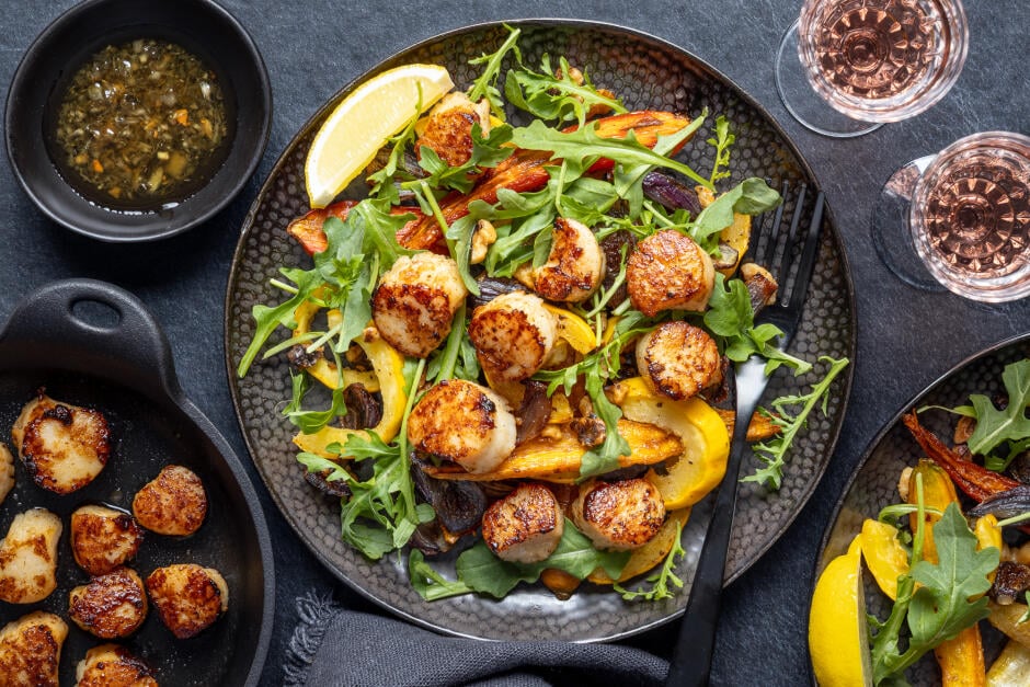 Maple Herbes Salées Scallops