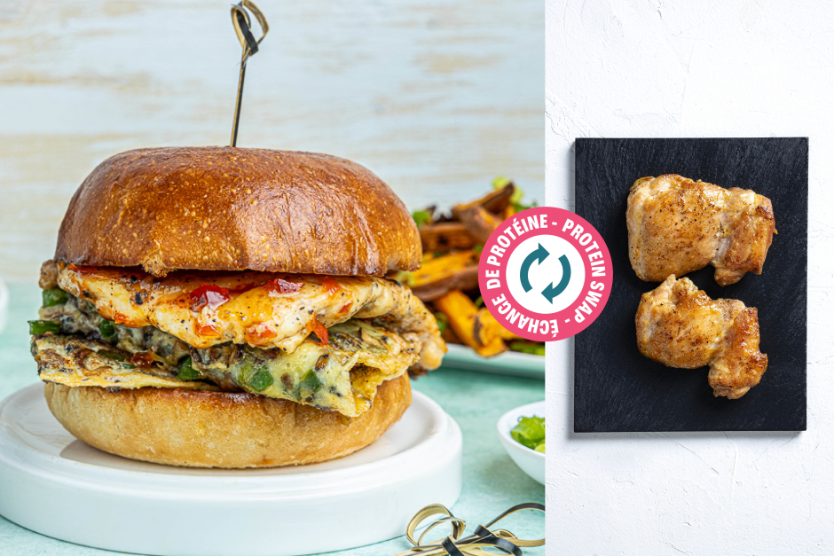 Protein Swap | Goodfood & Chef: Sweet Chili Chicken & Omelette Sandwich