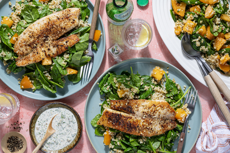 Sain + Sensé: Tilapia poêlé