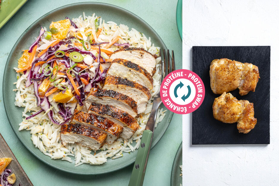 Protein Swap | Spicy Jerk Chicken Thighs