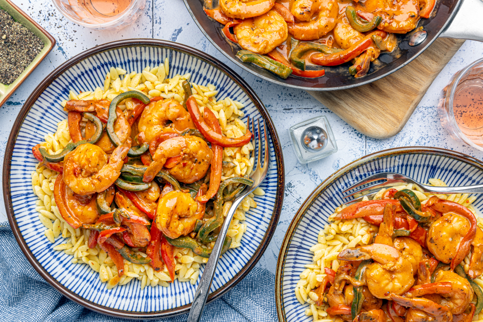 Sumptuous Southern-Style Shrimp & Peppers