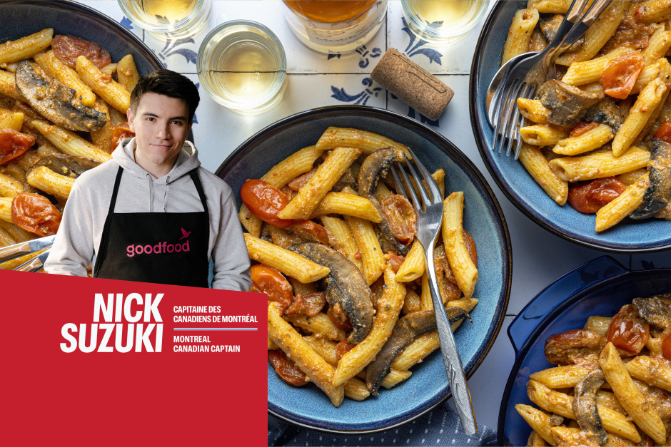 Le choix de Nick | Pennes frais avec mascarpone au pesto de tomates