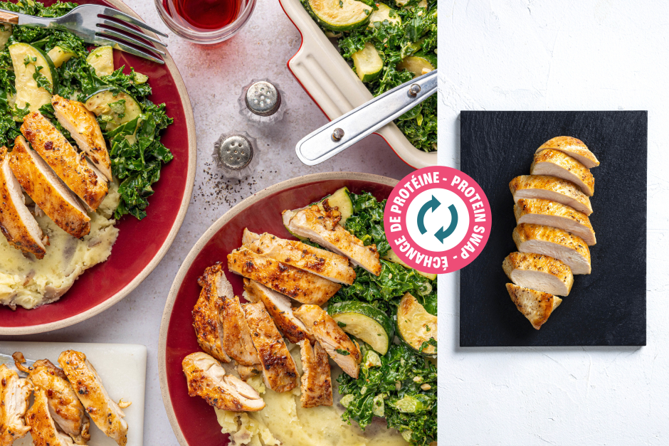 Protein Swap | Herby Seared Chicken Breasts