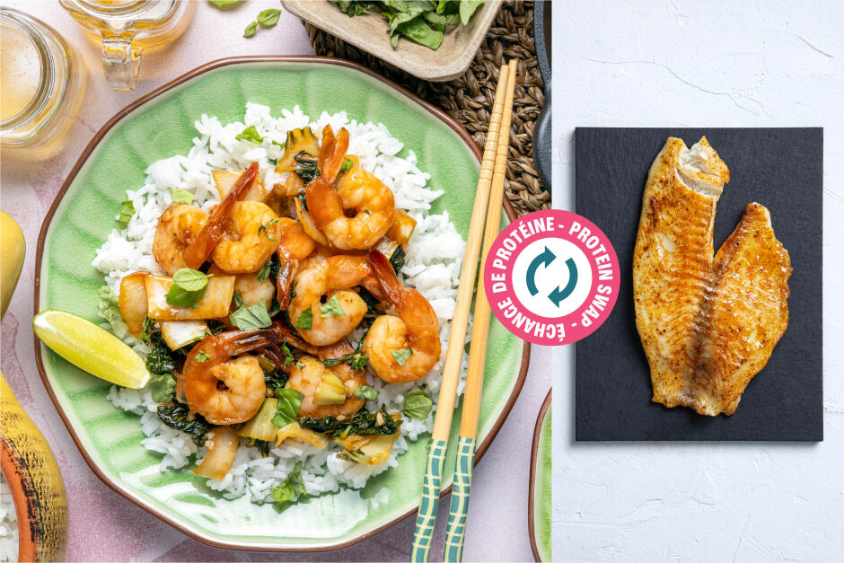 Protein Swap | Thai-Style Basil Tilapia